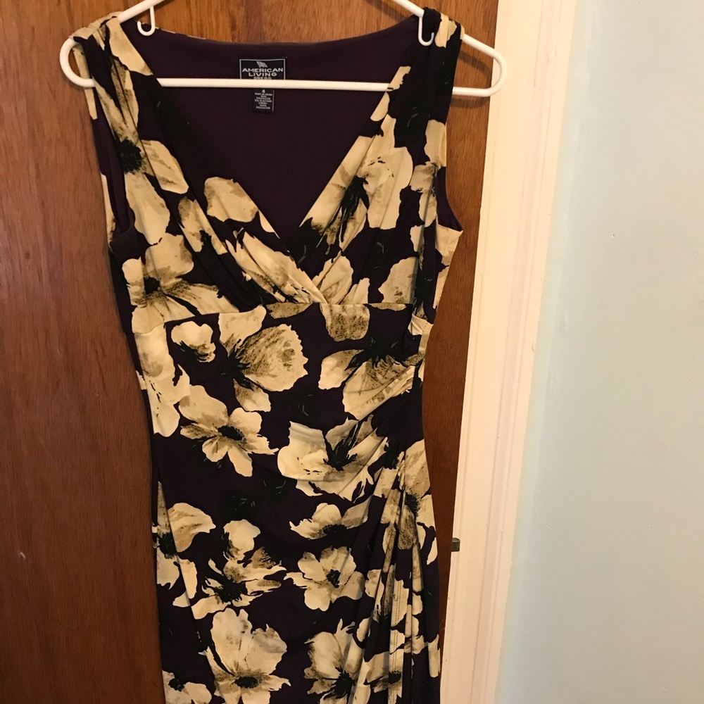 Purple Floral Dress